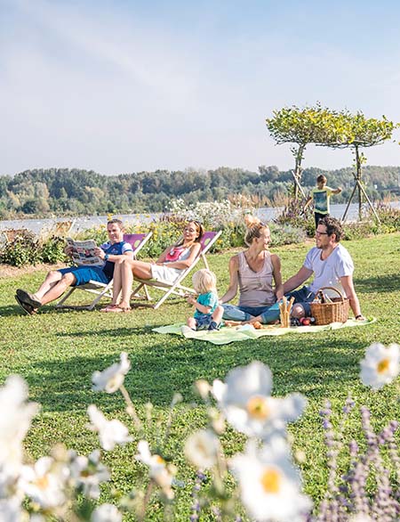 Familien-Picknick an der Donaulände Tulln