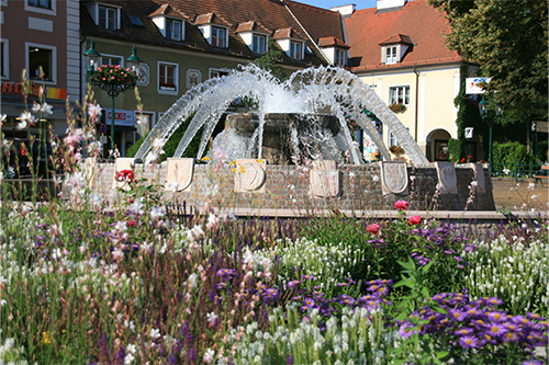 Bezirksbrunnen am Hauptplatz Tulln