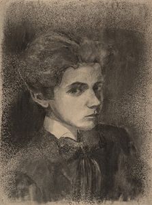 Egon Schiele, Selbstbildnis, 1906