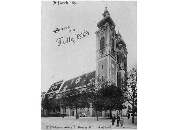 [Translate to English:] Stadtpfarrkirche St. Stephan, um 1900